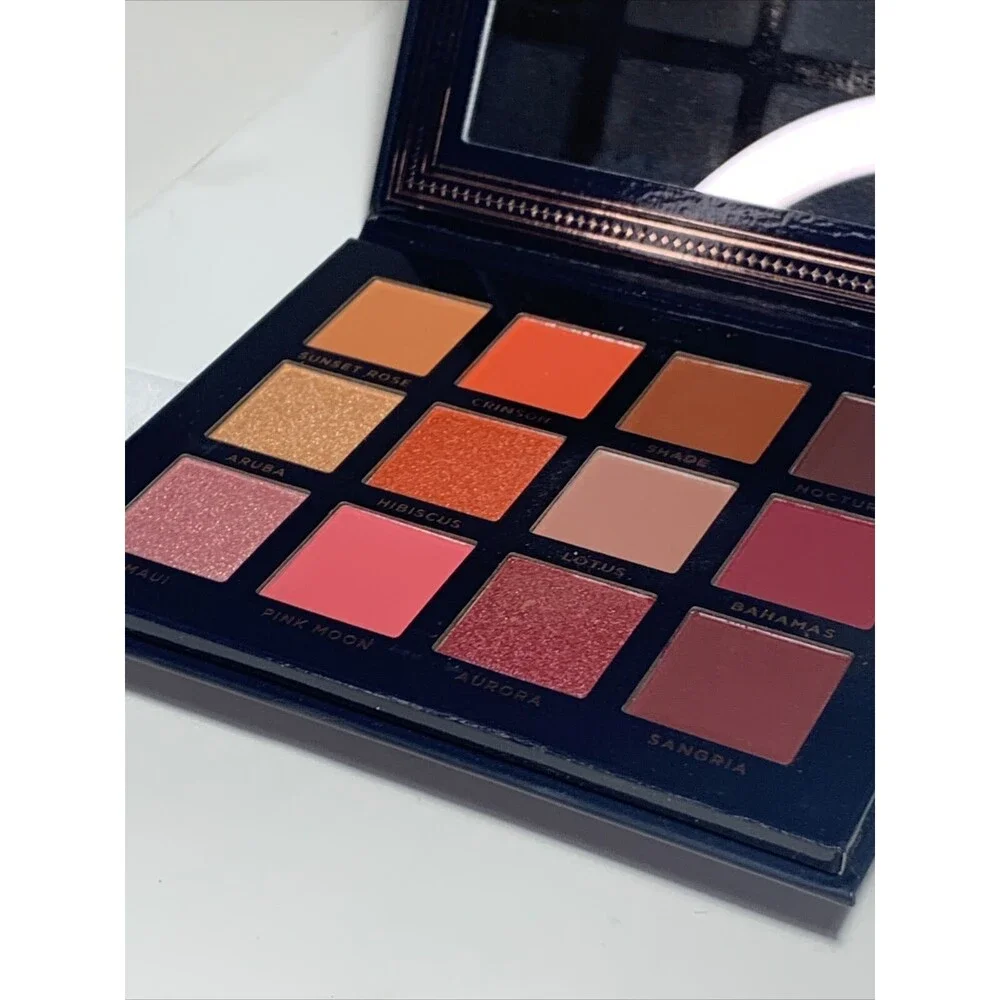 Ace Beaute SCARLET DUSK Matte Shimmer Eyeshadow Palette New No Box High Pigment